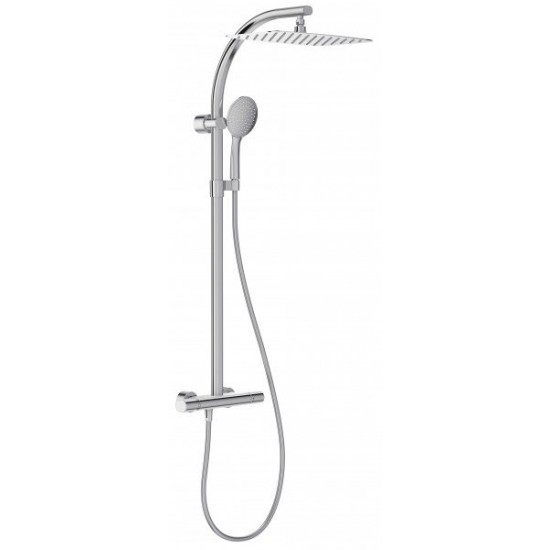 Душевая стойка Jacob Delafon Oblo Design E20642RU-CP с термостатическим смесителем