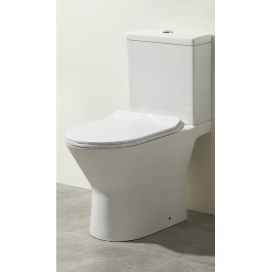 Унитаз напольный Ceramalux CL2103 безободковый Soft Close
