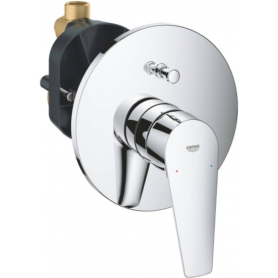 Смеситель скрытого монтажа для ванны Grohe BauEdge 29079001 хром