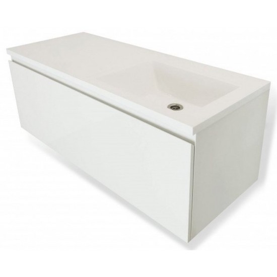 Тумба с раковиной Эстет Dallas Luxe 120,2x48,2 (1 ящик) правая
