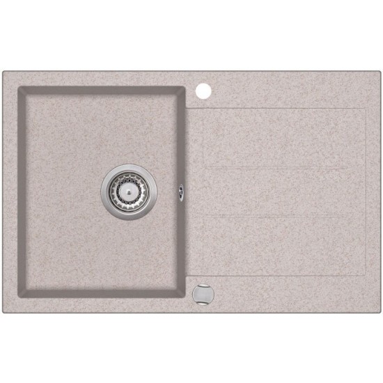 Кухонная мойка Aquasanita Tesa SQT 101 110 AW 78x50 beige