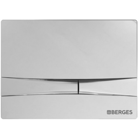 Клавиша для инсталляции Berges Novum F3 040053 хром глянец
