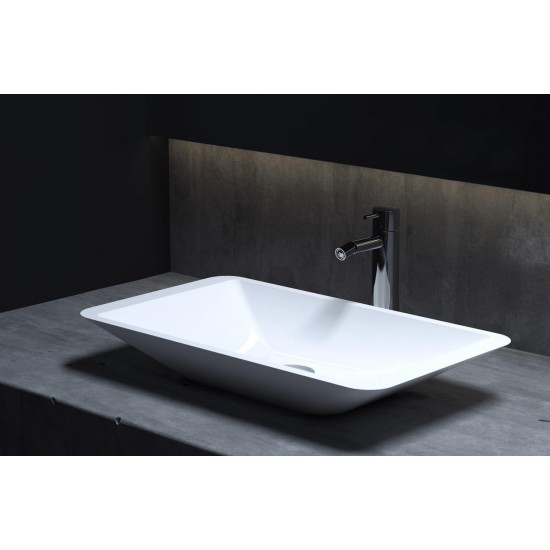 Умывальник накладной Salini Callista 107 57,5x35 Sapirit глянцевый