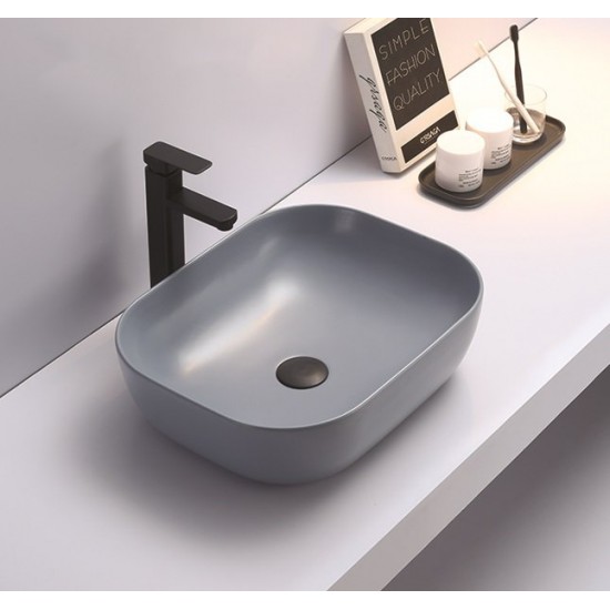Умывальник Ceramalux 78104MHL-4 50,5x40,5 голубой