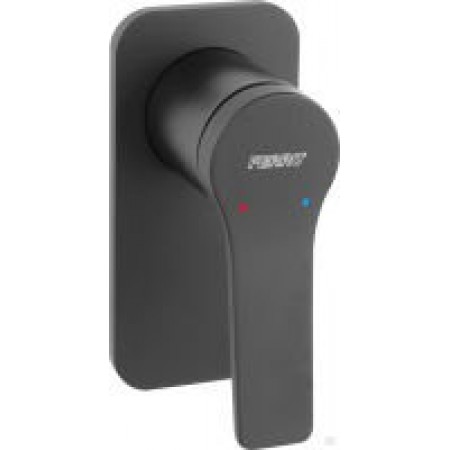 Смеситель для душа скрытого монтажа Ferro Stratos Black BSC7PABL черный