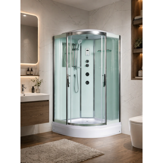 Душевая кабина Welt-Wasser WW500 EMMER 11015 110х110 см гидромассаж 