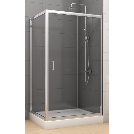 Душевой уголок New Trendy VARIA 2Д D-0054A/D-0043B 100x80x190