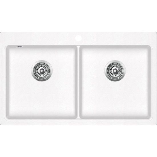 Кухонная мойка Aquasanita MAGNA SQM 200 710 AW 86x51 Alba