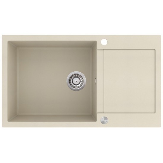 Кухонная мойка Aquasanita Tesa plus SQT 104 111 AW 86x50 silica