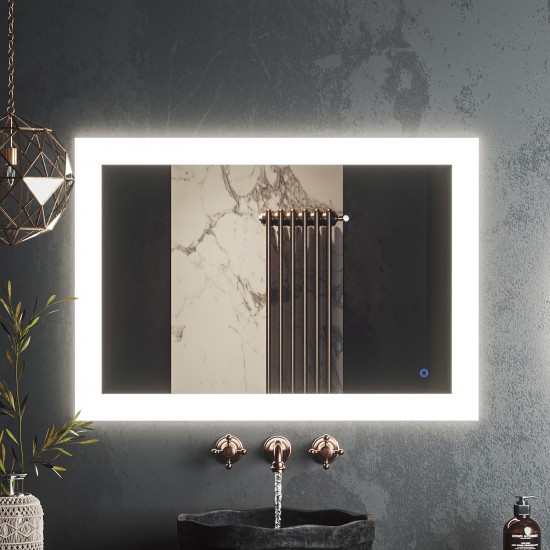 Зеркало Roxen Bliss Long 100x70 с LED подсветкой