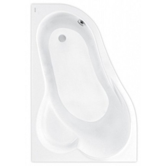 Ванна акриловая Poolspa Leda 150x100 (левая) с ножками