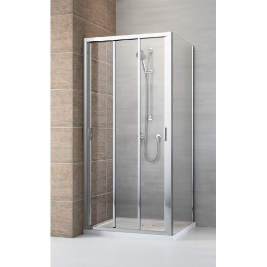 Душевой уголок Radaway Evo DW+S 100х80 стекло - прозрачное