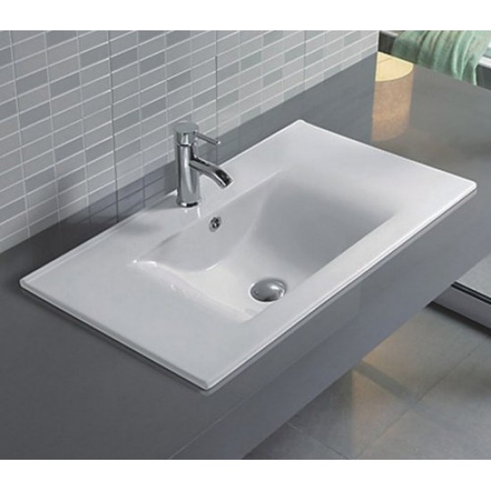 Умывальник CeramaLux JY-807 - 80 81x46