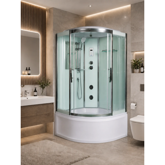 Душевая кабина Welt-Wasser WW500 EMMER 12055 120х120 см гидромассаж