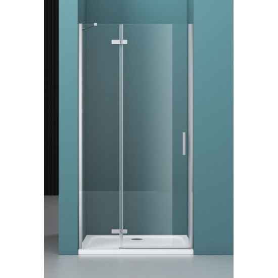 Душевая дверь Belbagno KRAFT-B-12-60/20-C-Cr  80x195 стекла прозрачные, профиль хром