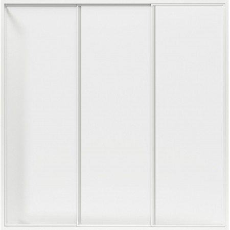 Шторка для ванны Bas Тесса 140x145 стекло матовое