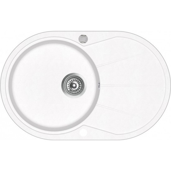 Кухонная мойка Aquasanita CLARUS SR 101 78x50 белый