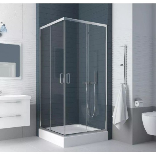 Душевой уголок New Trendy FERIA 90x90 с компактным поддоном