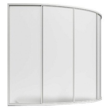 Шторка на ванну BAS Алегра 150x90x145 (4 створки, пластик)