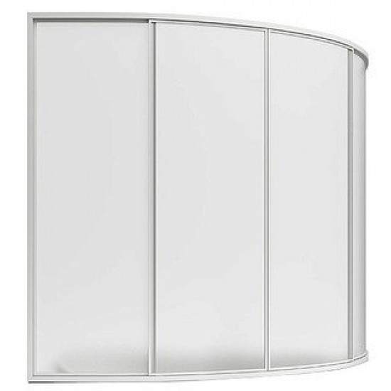 Шторка на ванну BAS Алегра 150x90x145 (4 створки, пластик)