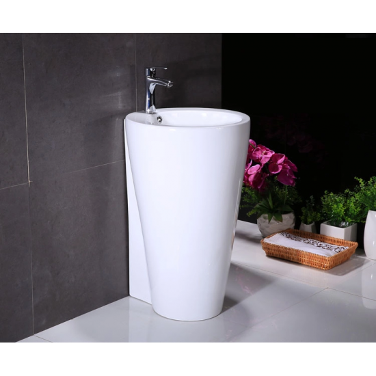 Умывальник напольный CeramaLux N134B 50x53 белый Умывальник напольный CeramaLux N134B 50x53 белый