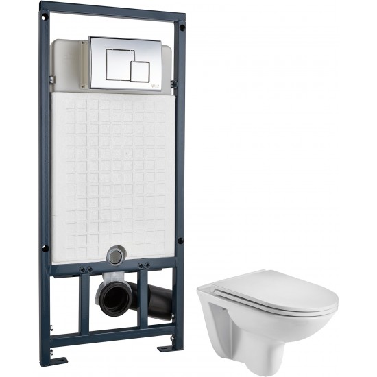 Комплект инсталляции Welt-Wasser Marberg 507 SE с подвесным унитазом Welt-Wasser Baarbach 004 GL-WT