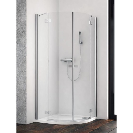 Душевой уголок Radaway Essenza New PDD 100x100 прозрачное/хром