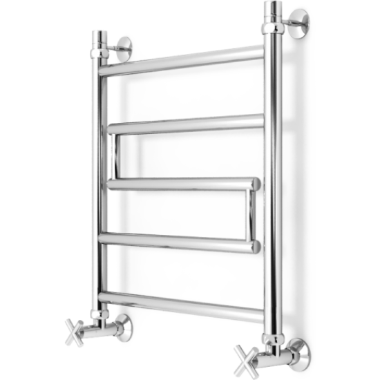 Полотенцесушитель Zorg Supreme 500/600 50x60 нижнее подключение, хром