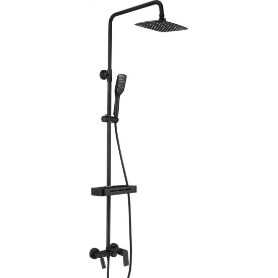 Душевая стойка Lemark Tropik LM7002BL черный