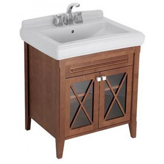 Тумба напольная под умывальник Villeroy&Boch Hommage 68,5x75 89950001 орех (walnut)