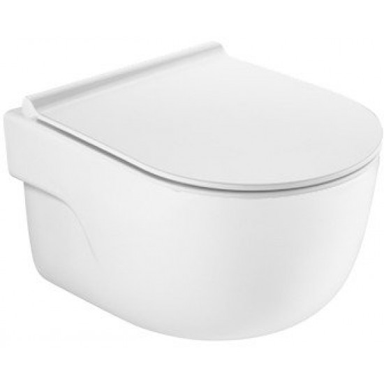 Унитаз подвесной Roca Meridian-N 34624L000 с ультратонким сиденьем Duroplast, SoftClose