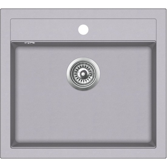 Кухонная мойка Aquasanita QUADRO SQQ 100 202 W 56,5x51 Alumetallic