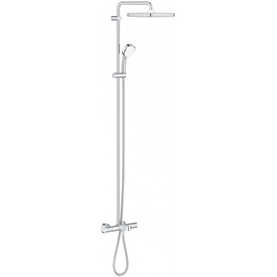 Душевая стойка Grohe Vitalio Start 250 CUBE 26696000 с термостатом, хром