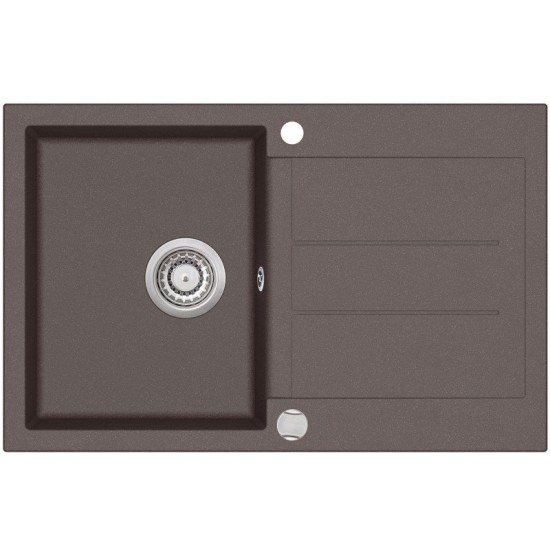 Кухонная мойка Aquasanita Tesa SQT 101 120 AW 78x50 cerrus