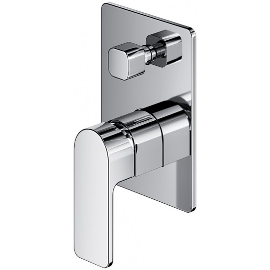 Смеситель для ванны Omnires Baretti BA7835 CHR встраиваемый