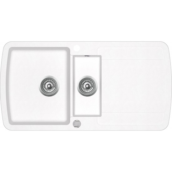 Кухонная мойка Aquasanita Lira SQL 151 710 AW 96x50 Alba