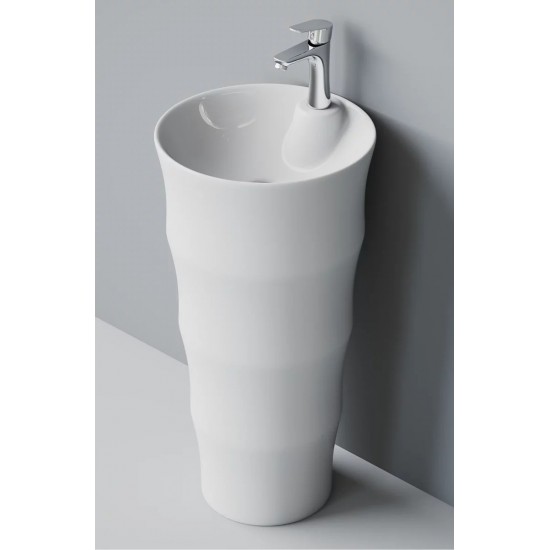 Умывальник напольный Ceramalux G308 42x42 белый Умывальник напольный Ceramalux G308 42x42 белый