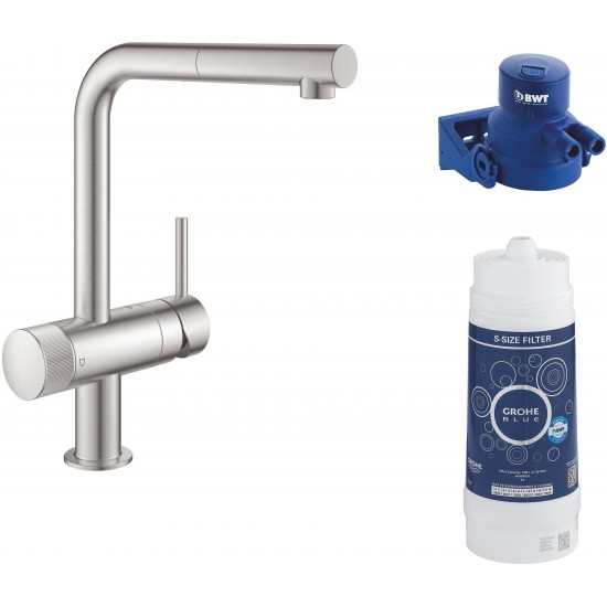 Смеситель для кухни Grohe Blue Pure Minta 119707 с функцией фильтрации воды