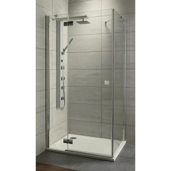 Душевой уголок Radaway Almatea KDJ 100 100x80 прозрачное/хром