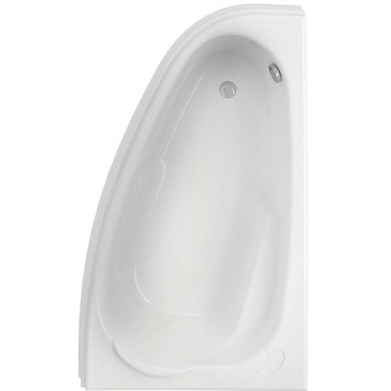 Ванна акриловая Cersanit Joanna 140x90 R (с каркасом и экраном)