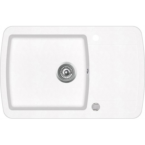 Кухонная мойка Aquasanita LIRA SQL 101 710 AW 78x50 Alba