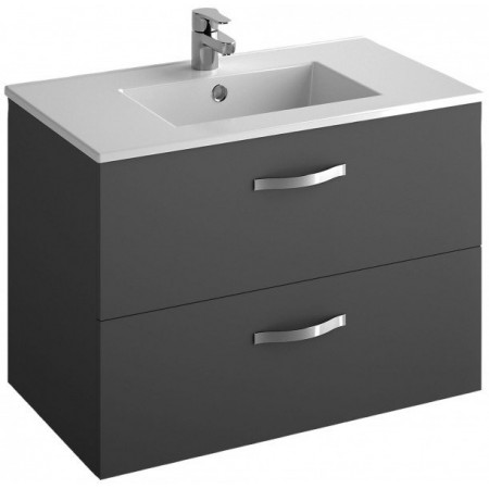 Тумба под умывальник Jacob Delafon Ola EB391RU-N14 80 см серый антрацит