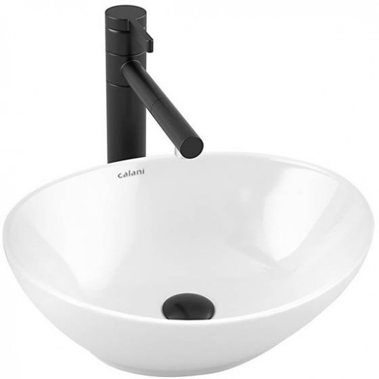 Умывальник накладной Calani Fiesta White 41x34,5 белый