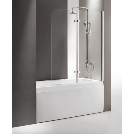 Шторка на ванну Cezares ECO-O-V-21-120/140-P-Cr-R 120x145 стекло матовое, профиль хром (правая)