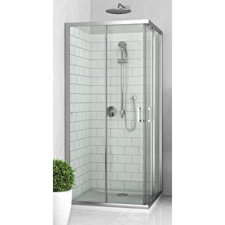 Душевой уголок Roth (Roltechnik) Lega Line LLS2 (chrome) 120x80 прозрачное