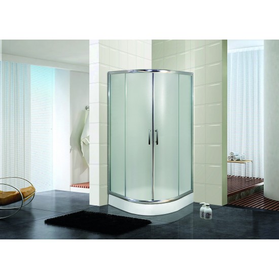 Душевой уголок Esbano ESD-8025 100x100x200 (матовое стекло) с поддоном
