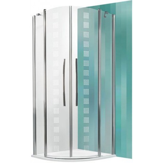 Душевой уголок Roth (Roltechnik) Tower Line TR2 Design Plu 90x90 с узором