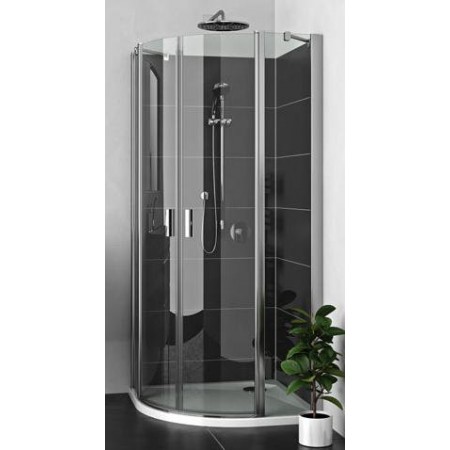 Душевой уголок Roth (Roltechnik) LEGA LIFT LINE LZR2 80x80 хром/прозрачный