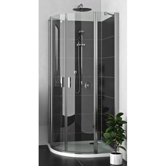Душевой уголок Roth (Roltechnik) LEGA LIFT LINE LZR2 80x80 хром/прозрачный