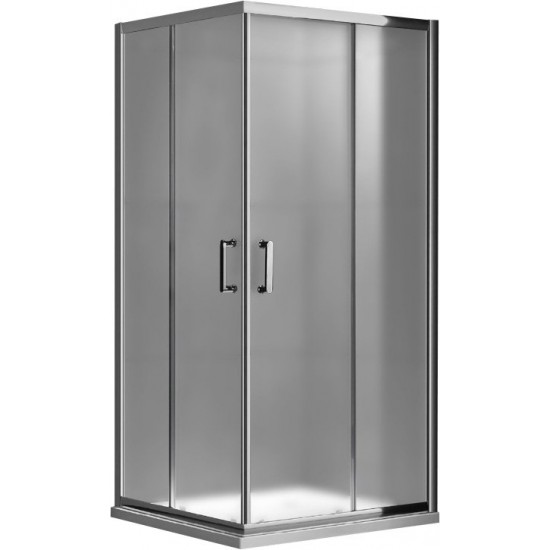 Душевой уголок Gemy Victoria S30172M 90x90 стекла матовые, профиль хром